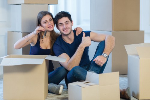 Local removals team planning a move in Maida Vale near period apartment buildings