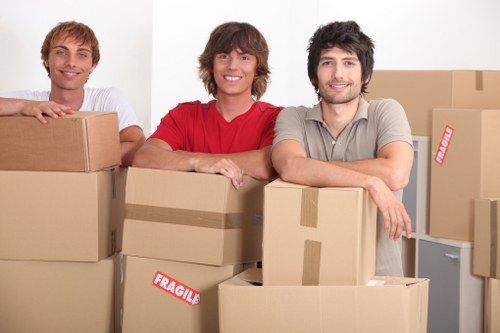 Loading boxes and household items for a local move in Maida Vale