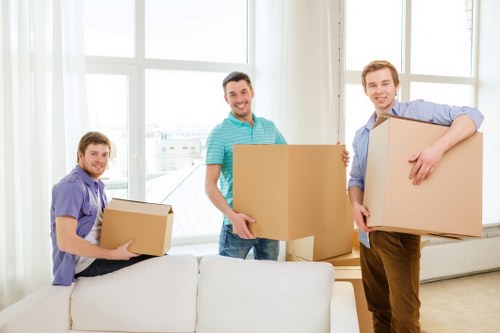 Organised packing for a Maida Vale home move