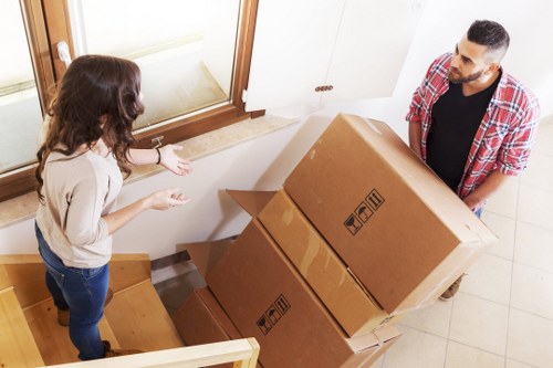 Variety of sturdy removal boxes and packing materials