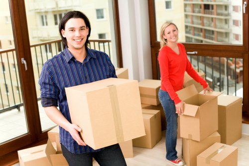 Packing and loading furniture for a Maida Vale house or flat removal